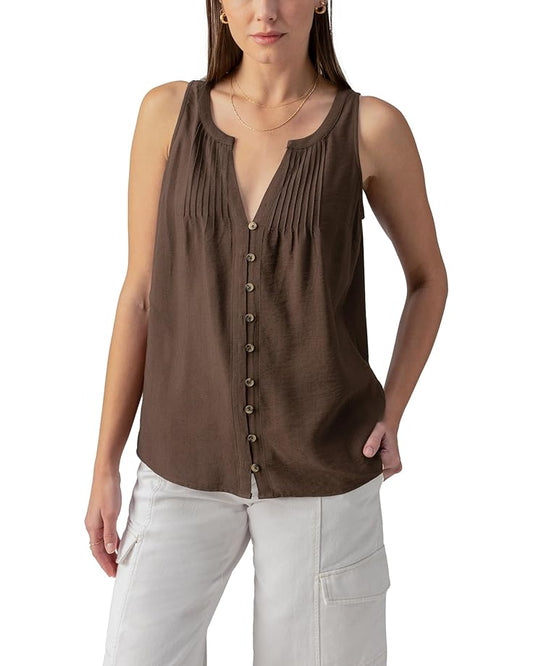 Front Detail Button Up by Sanctuary in Mud Bath