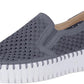 Tulip Platform Shoe by Ilse Jacobsen in Blue Grey