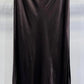 Slip Skirt by Milio Milano in Chocolate Brown