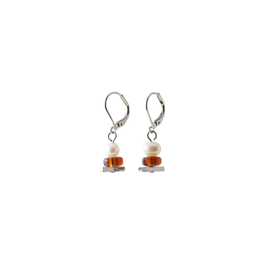 Carolane Earring by Anne-Marie Chagnon in Maple