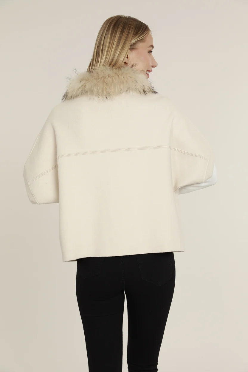 Cardi by Dolce Cabo in Creme