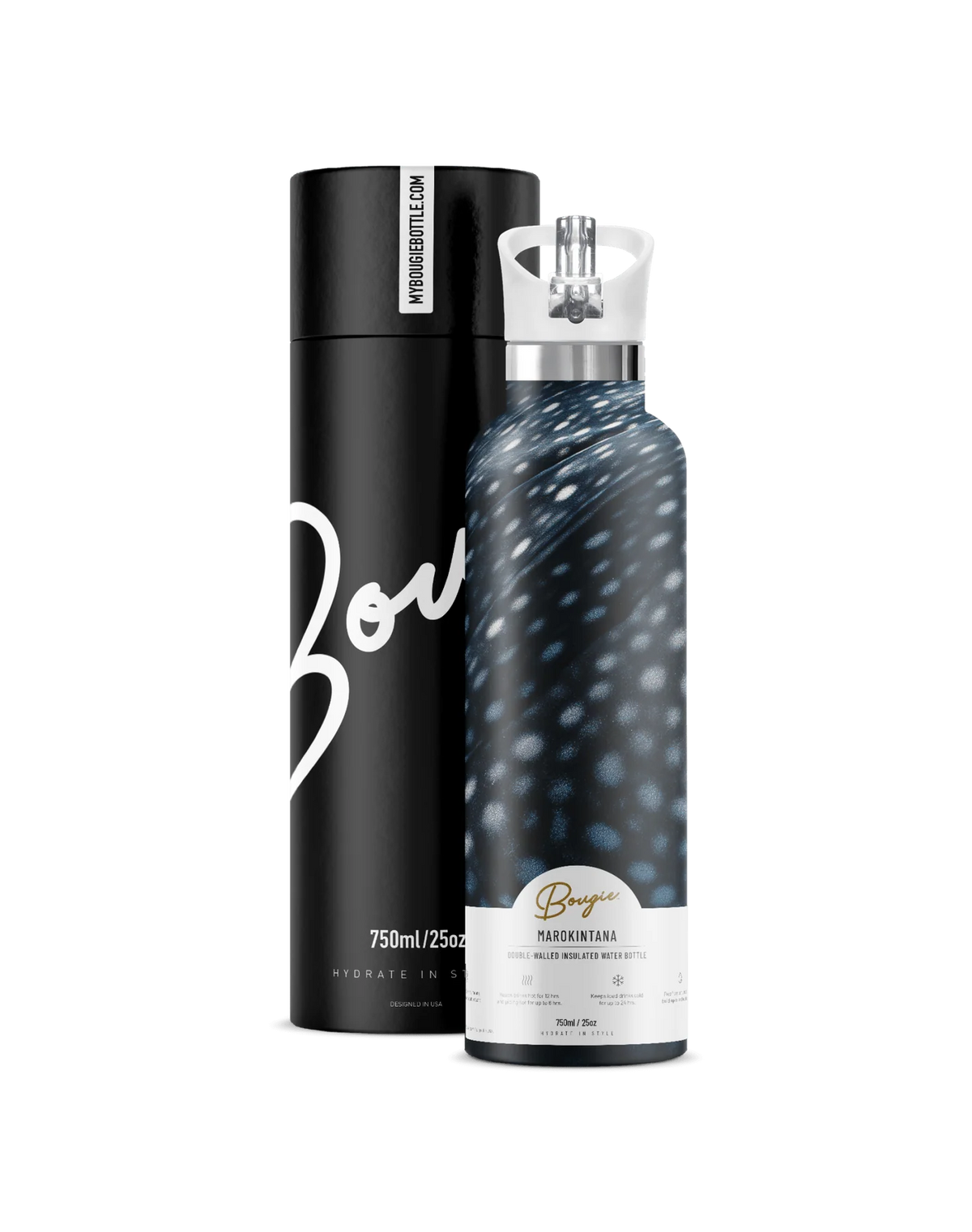 Marokintana 25oz. Insulated Water Bottle by My Bougie Bottle