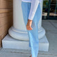 Easy Crop Linen Pant by Cut Loose in Bell Flower