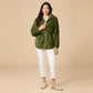 DreamPlush Zip Tunic by Softies in Olive