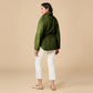 DreamPlush Zip Tunic by Softies in Olive