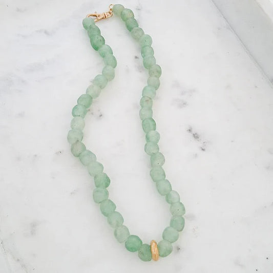 Glass Washer Necklace by Virtue