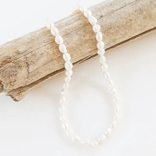 Freshwater Pearl Necklace by Virtue Jewelry Design in White