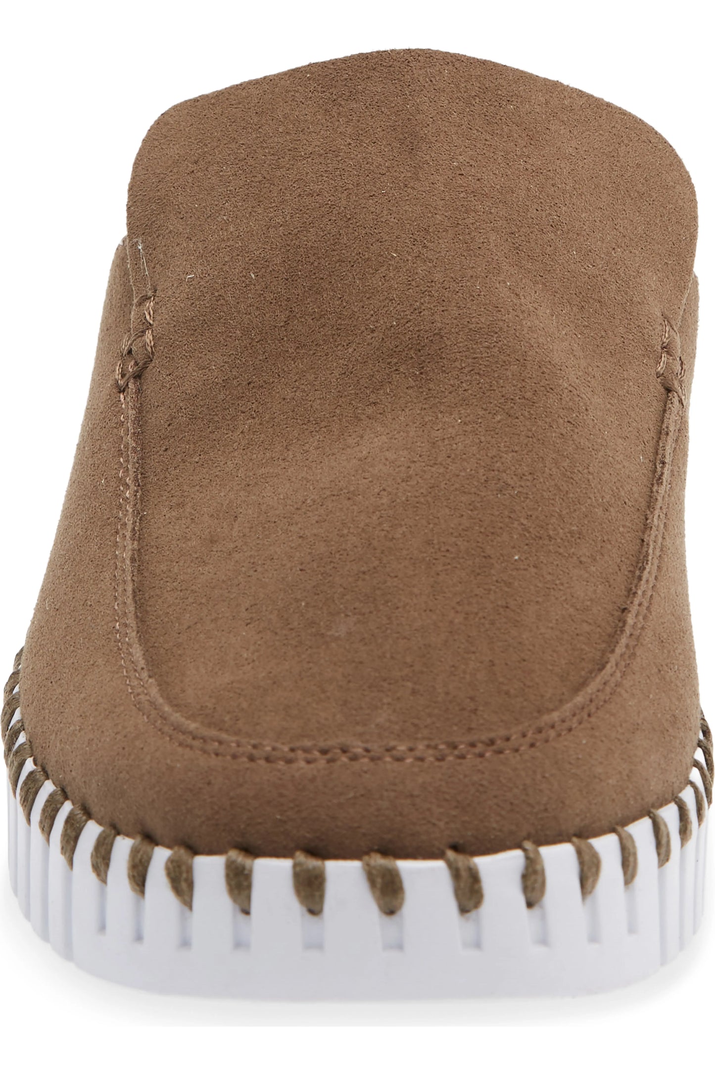 Tulip Loafer Mule by Ilse Jacobsen in Chestnut Brown