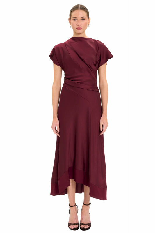 Dress by Donna Morgan in Wine
