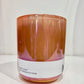 Santal, Sandalwood, Rose Signature Scent Candle by Vincent Jewelry in Peach Iridescent