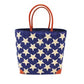 Stars Straw Basket Bag by Shebobo