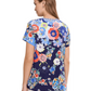 The Janie Favorite Short Sleeve V-Neck Tee by Johnny Was in Tiana Scarf