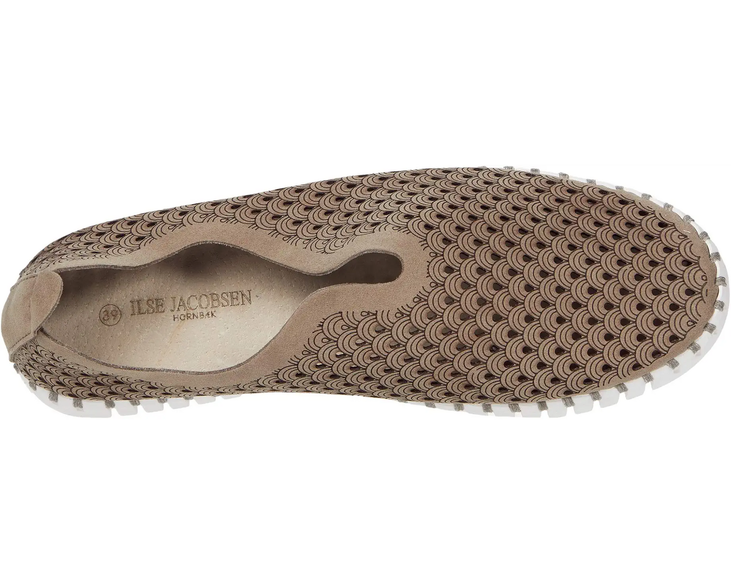 Slip-on Tulip Flat Shoe by Ilse Jacobsen in Falcon