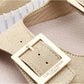 Tulip Slide Sandals by Ilse Jacobsen in Platin