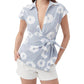 Avant Top by Trina Turk in Cobalt Cove/Whitewash