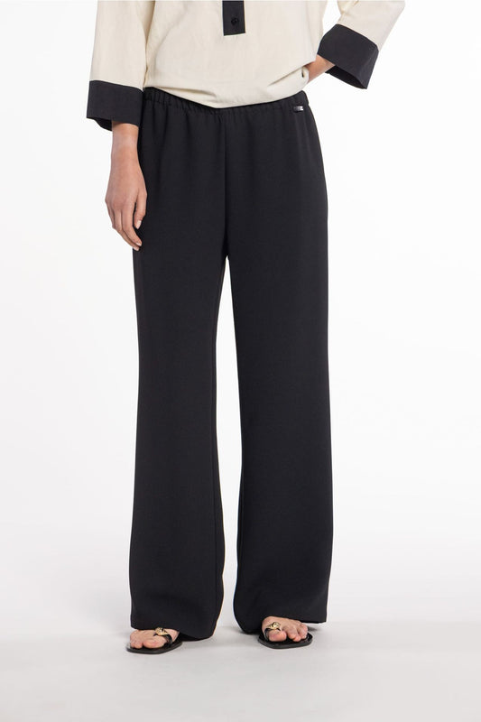Double Crepe Trouser by Naulover in Black