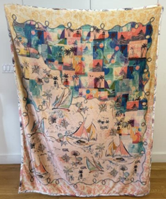 Travel Blanket by Johnny Was in Marina Scarf