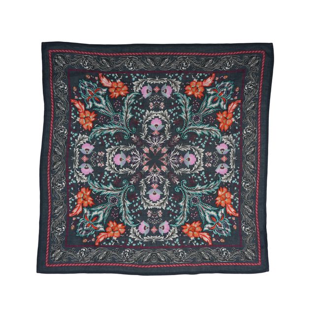 Scarf by Vismaya Scarves in Midnight Black