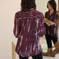 Ari Tie Dyed Blouse by Ex Voto in Fig