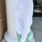 V-Neck Sweater by Pure Amici in White