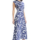 Dress by Maggy London in Cream & Navy