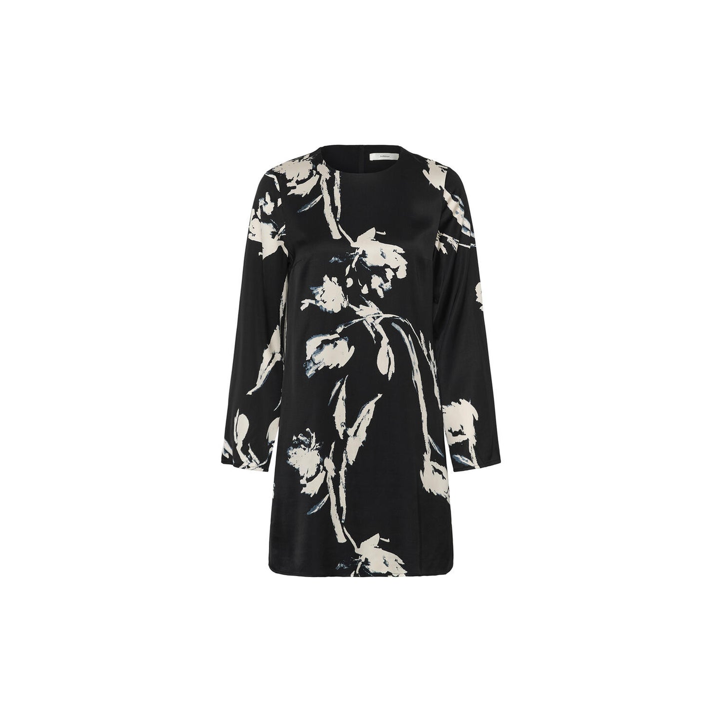 Meadow Short Dress by InWear in Black Painted Flower