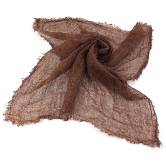 Square Scarf by Pretty Persuasions in Brown