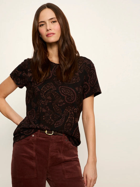 The Perfect Tee by Sanctuary in Cocoa Paisley
