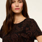The Perfect Tee by Sanctuary in Cocoa Paisley