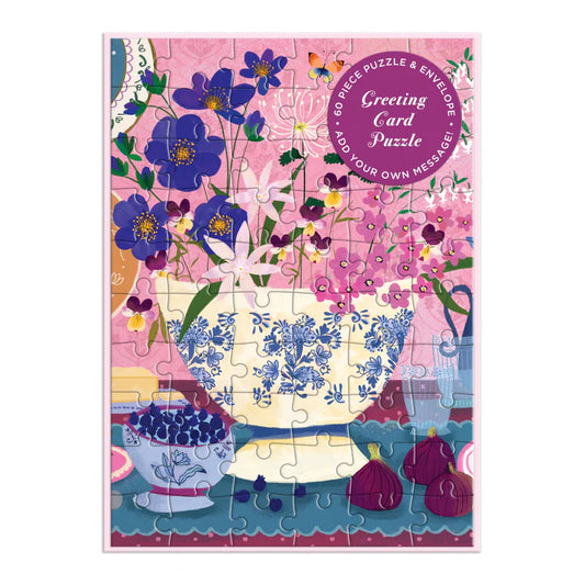 Puzzle Greeting Art Of The Table by Chronicle Books