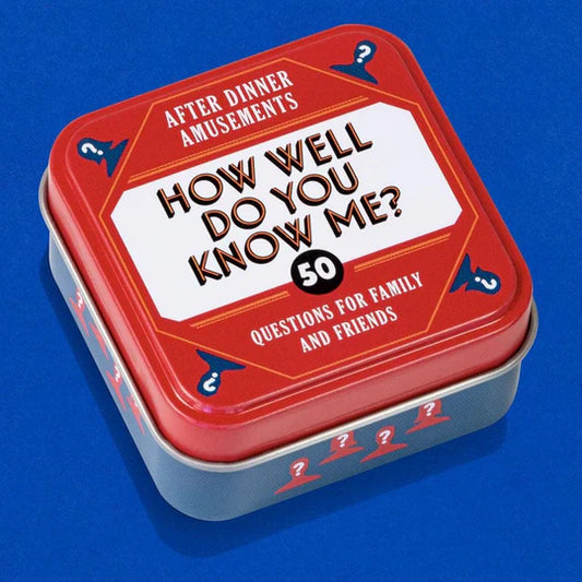 After Dinner Amusements: How Well Do You Know Me? Game by Chronicle Books