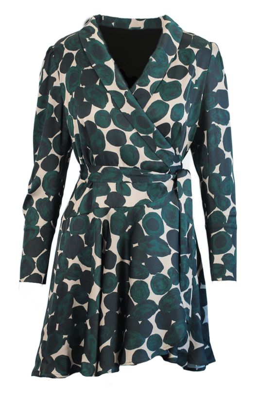 Paradise Short Dress by Anonyme in Peacock