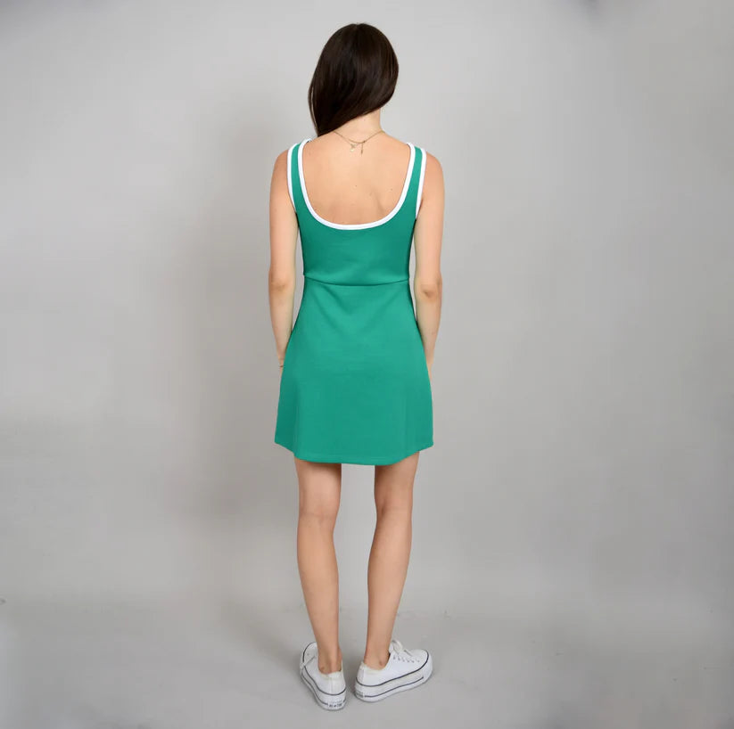 Alera Soft Knit Dress Dress by RD Style in Green