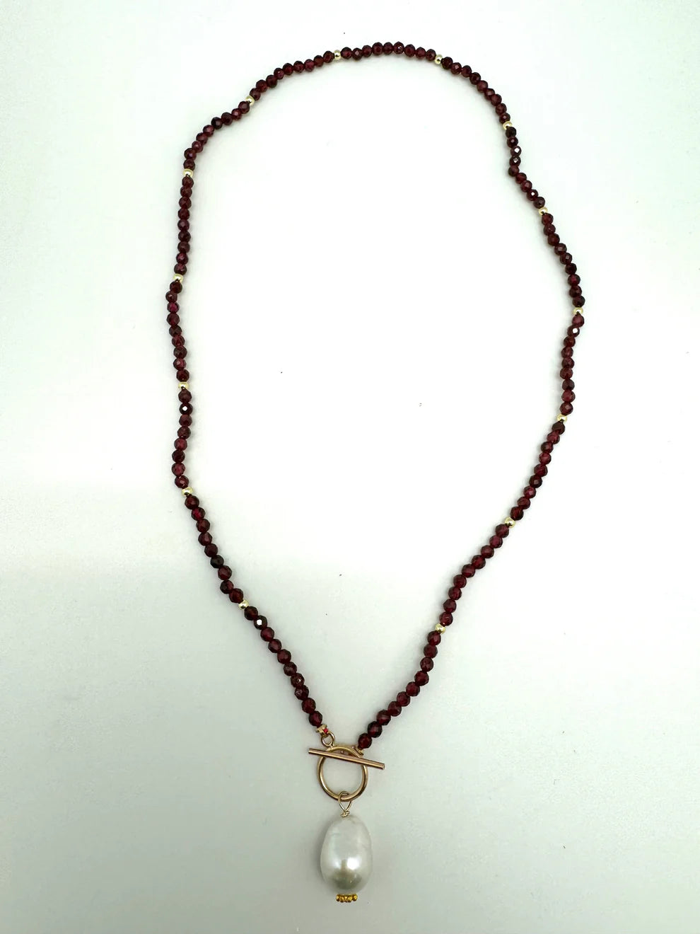 Carol Necklace by IN2DESIGN in Garnet