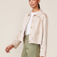 Suede Patch Pocket Jacket by ANTHEM the label in Sand