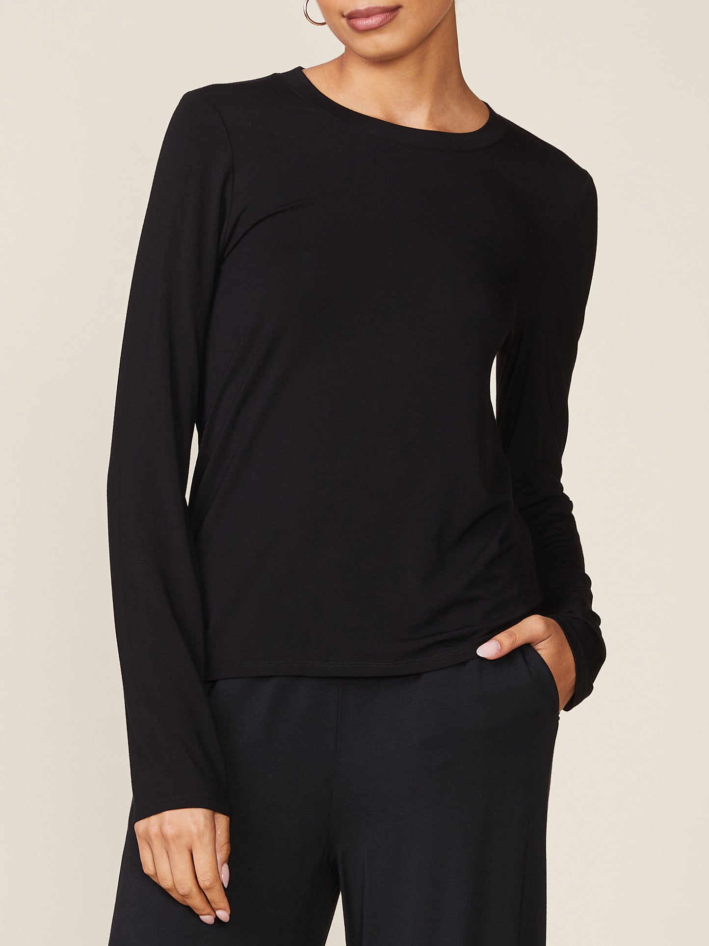 Long Sleeve Legendary Tee by ANTHEM the label in Black