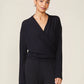Legendary Wrap Top by ANTHEM the label in Black