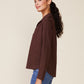 Dylan Popover Henley by ANTHEM the label in Chocolate