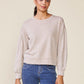Drop Shoulder Duet Pullover by ANTHEM the label in Beaver