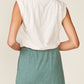 Dylan Slub Muscle Tee by ANTHEM the label in Almond