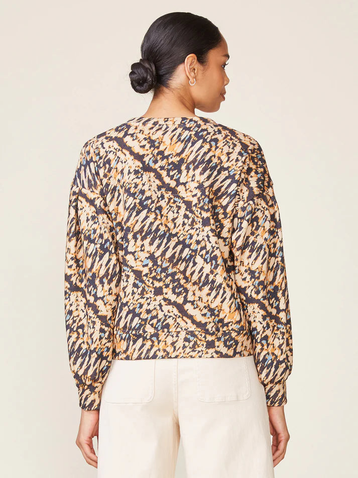 Printed Pullover by ANTHEM the label in Brown Multi