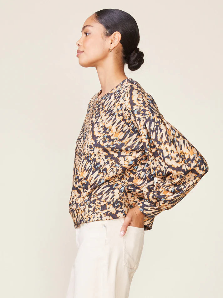 Printed Pullover by ANTHEM the label in Brown Multi