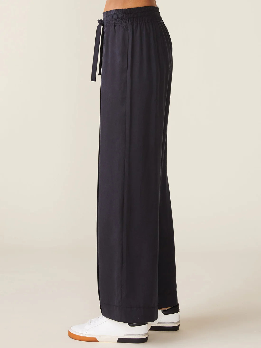 Seamed front Tencel Pant by ANTHEM the label in Black