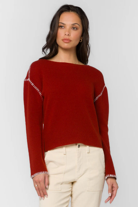 Arbor Sweater by Velvet Heart in Smoked Tajin