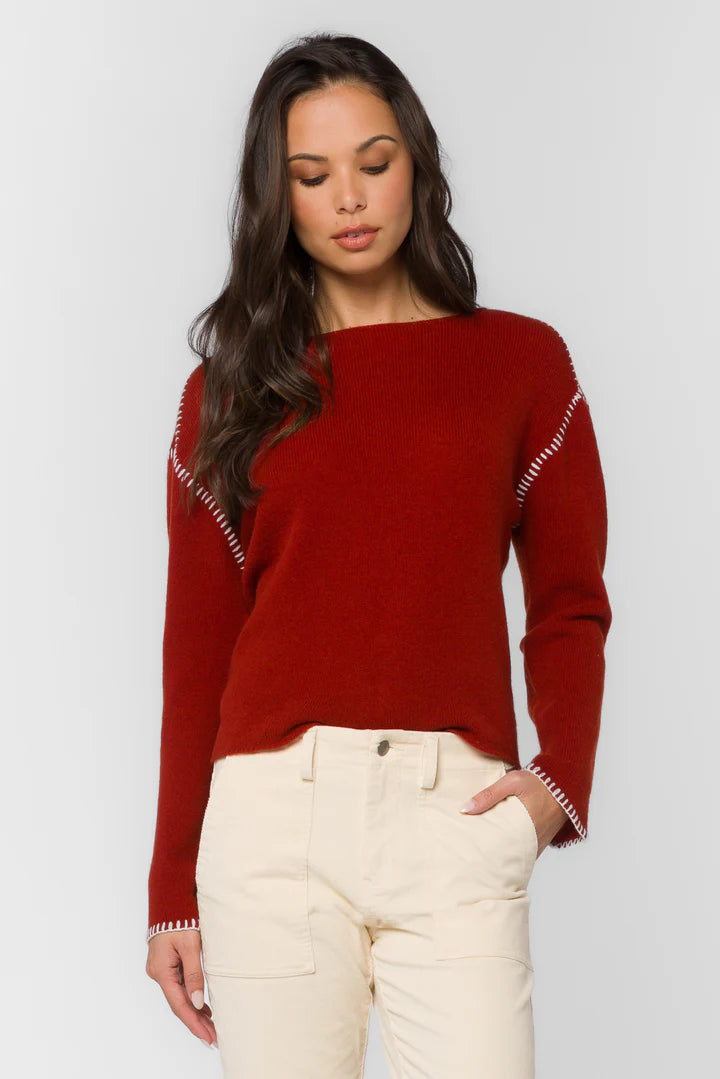 Arbor Sweater by Velvet Heart in Smoked Tajin