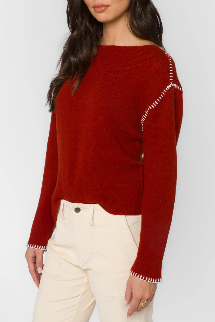 Arbor Sweater by Velvet Heart in Smoked Tajin