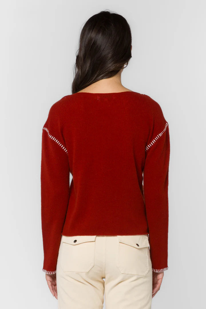 Arbor Sweater by Velvet Heart in Smoked Tajin