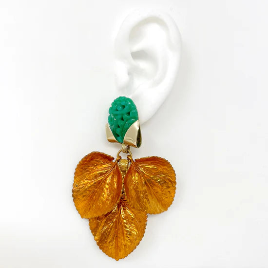 Arbor Earring by Castlecliff in Pine