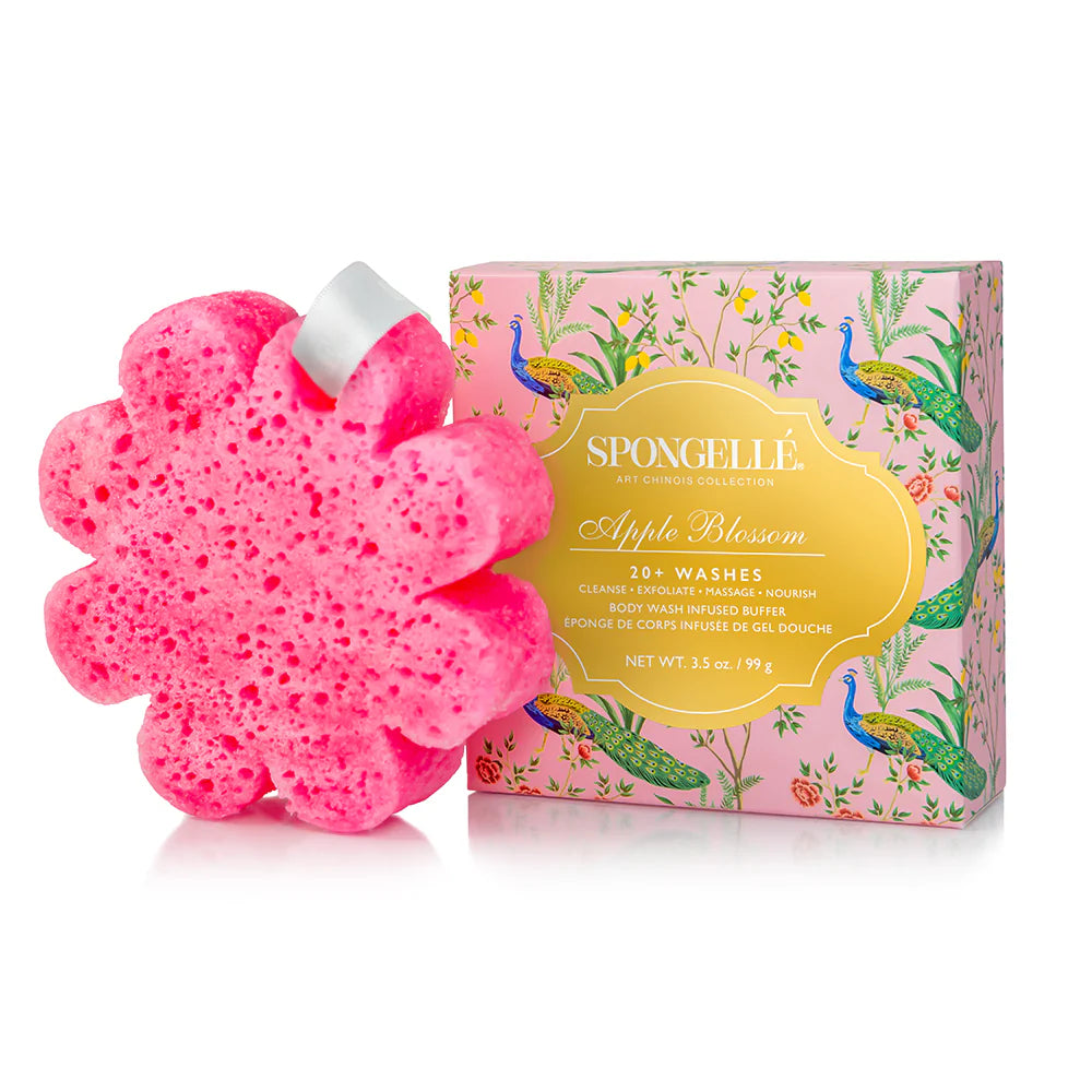Apple Blossom Art Chinois Body Buffer by Spongelle