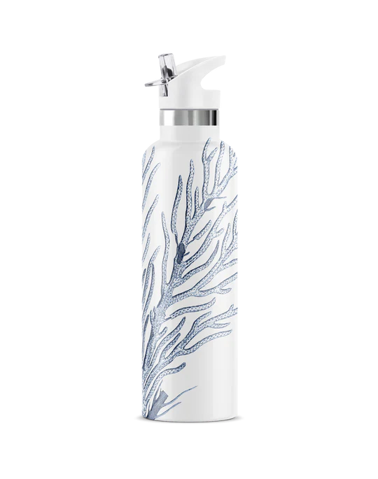 Akoa | Classic Ocean Coral 25oz. Insulated Water Bottle by My Bougie Bottle